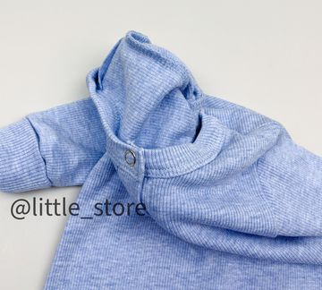 Комбинезон из кашкорсе "New" Голубой меланж