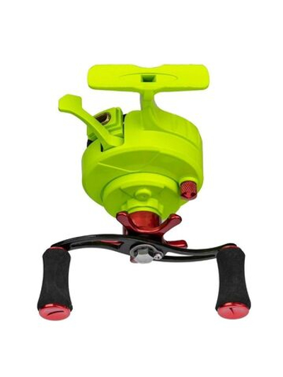 Катушка мультипликаторная зимняя Helios Rise LH (HS-FCK60-G-L) Салатовый 4+1 подшипник