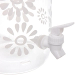 Кувшин пластиковый 3,8л «Летний микс» в наборе с 4-мя стаканами 650мл