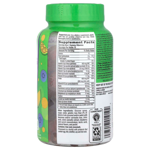 VitaFusion, MultiVites, незаменимые мультивитамины, натуральный ягодный, персиковый и апельсиновый вкусы, 150 жевательных таблеток