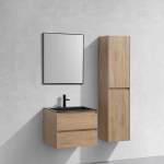 Тумба под раковину Vincea Luka 600 подвесная, 2 выкатных ящика soft-close, N.Oak