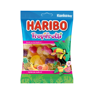 Конфеты с тропическими фруктами (5 штук) - HARIBO