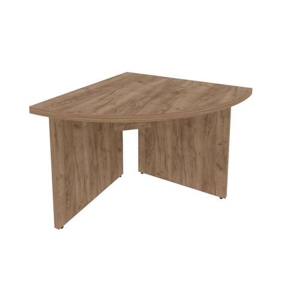 First Угловой модуль переговорного стола левый KPR-4 (L) Дуб Табак 900*900*765