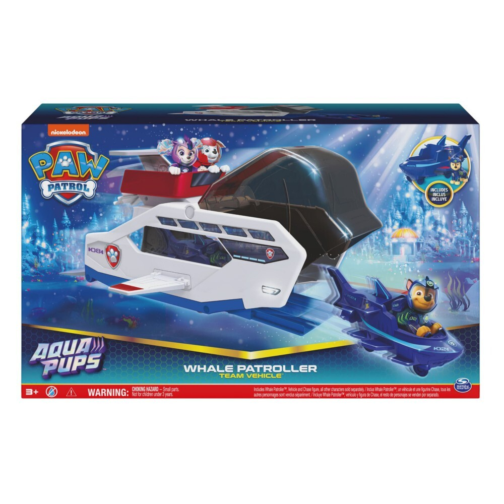 PAW Patrol — Китовый патруль Aqua Pups + фигурка погони + автомобиль 20139113 / артикул   17777 6065308 20139113  / GTIN 778988436264