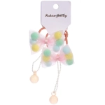 Резинки для волос детские 2шт «КОНФЕТКИ», шарики, микс 5 цветов, d-3см