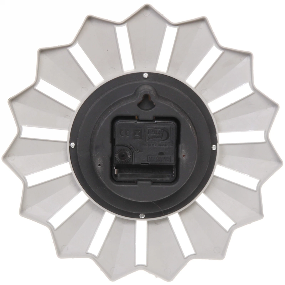 Часы настенные «Помпеи» D25см серебро 8835