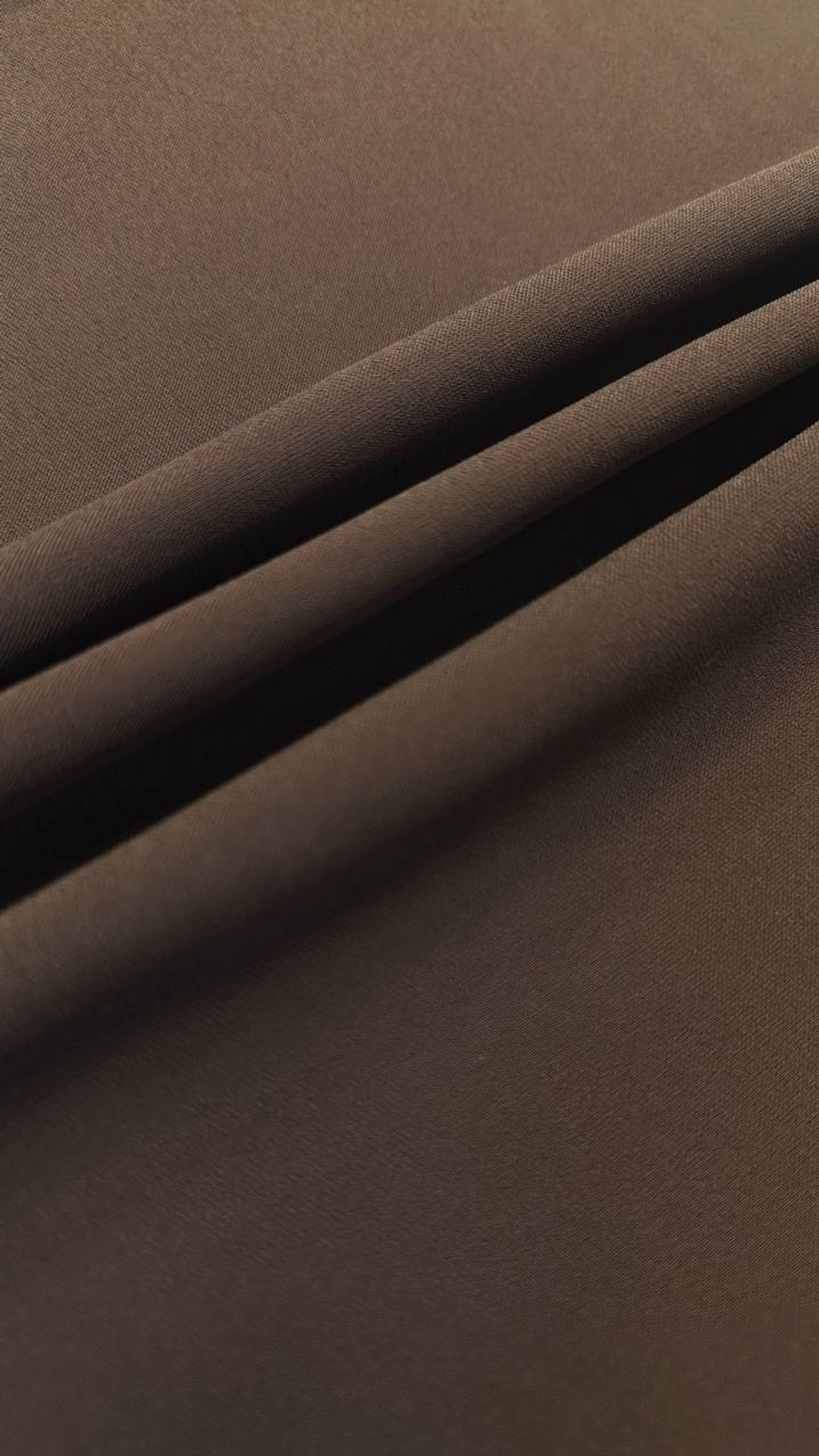 Шелк костюмно-плательный Brunello Cucinelli шоколадный