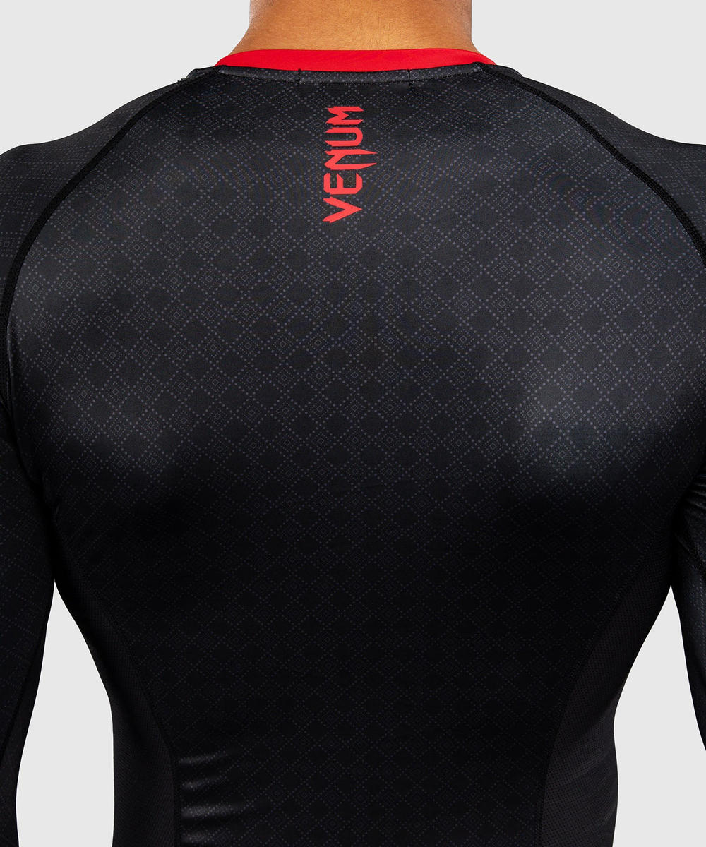 Рашгард Venum x Roger Gracie Black/Red L/S