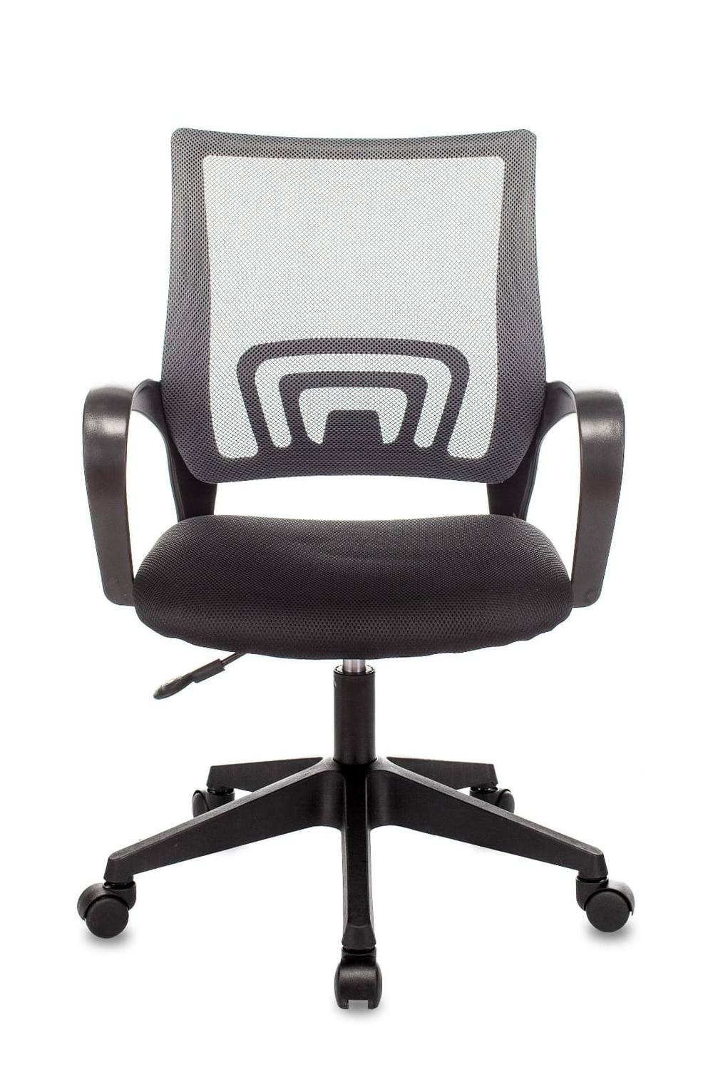 Кресло офисное TopChairs ST-Basic сетка/ткань темно-серый