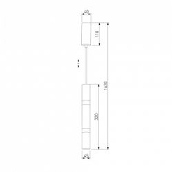 Подвесной светильник Eurosvet Axel 50210/1 LED белый