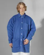 Рубашка Кружок Basic Флисовая Синяя