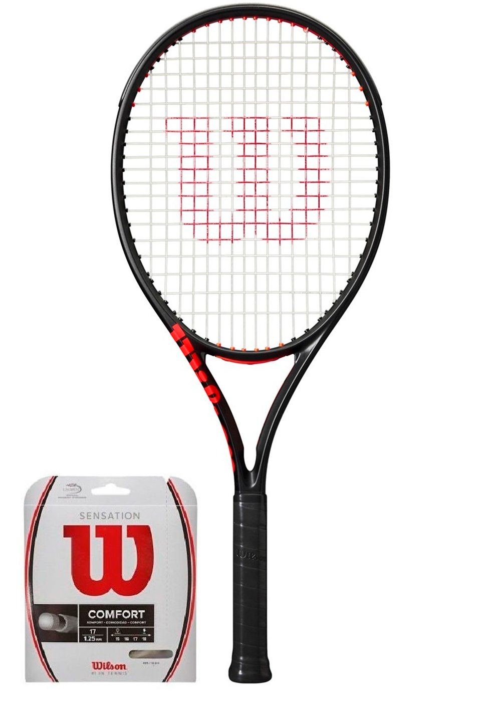 Теннисная ракетка Wilson Clash 108 V3.0 - naciagnieta