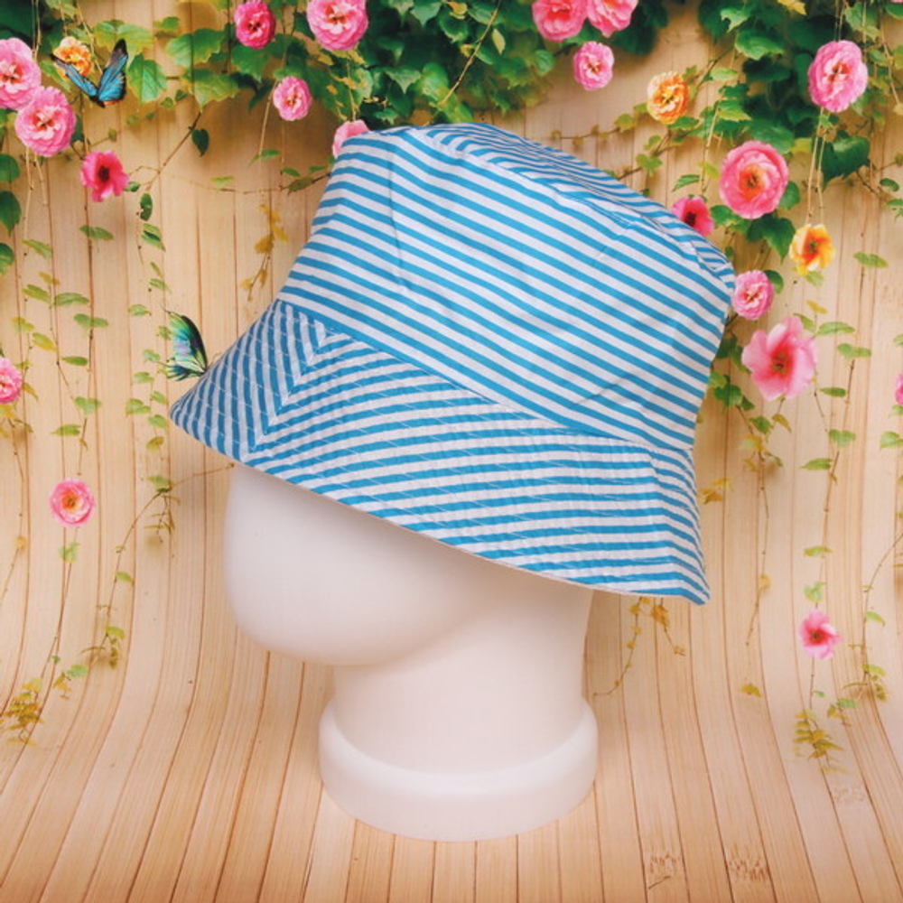 Панама «Fashion collection- Полосы», микс 3 цвета, р. 58