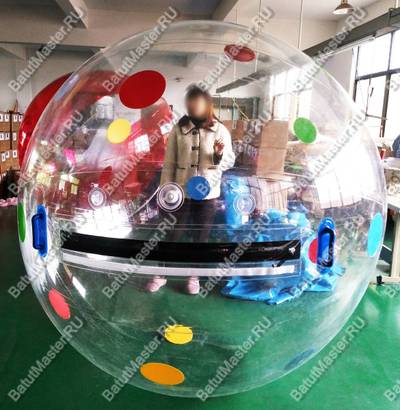 Аттракцион Водный шар ПВХ «Пятнашки», 2*2*2 м