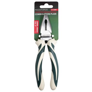 Плоскогубцы комбинированные с эргономическими рукоятками 8''(200мм), на блистере RockForce##Rock FORCE RF-611200H