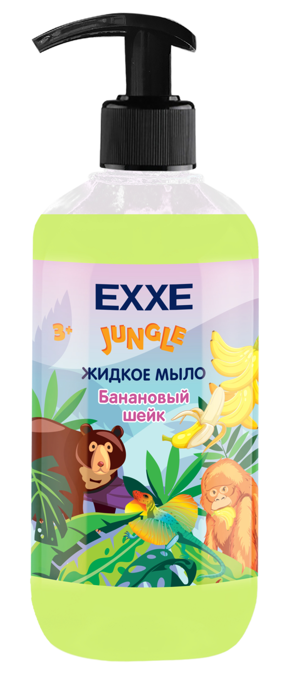 EXXE Джунгли Жидкое мыло "Банановый шейк", 500 мл