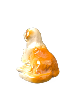 Фарфоровая статуэтка "Сенбернар" Сциталис