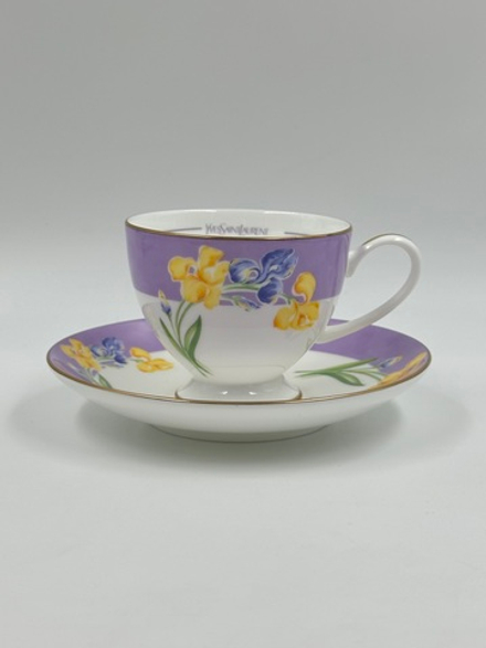 Чайная пара с ирисами Yves Saint Laurent