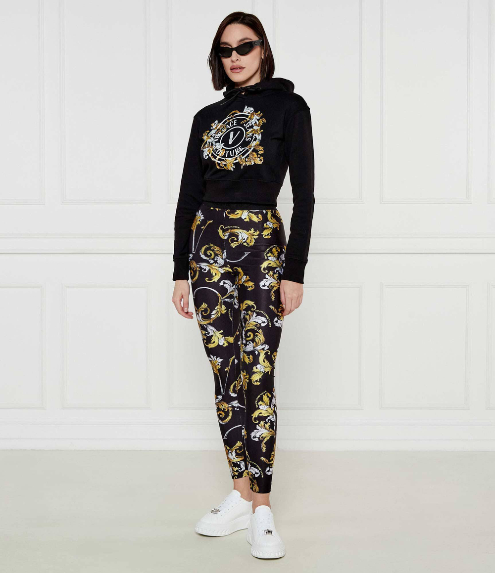 Леггинсы FOUSEUX Versace Jeans Couture - черный(78HAC101JS470)
