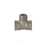 Тройник латунь никель Ду 15 (1/2") ВР/НР/ВР SantechSystems