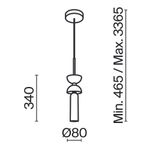 Подвесной светильник Maytoni MOD178PL-01B