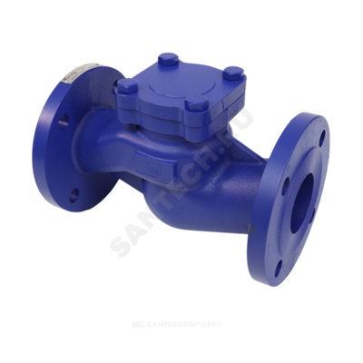 Клапан обратный чугун подъемный Ду 125 Ру16 Тмакс=300 оС фл Benarmo .