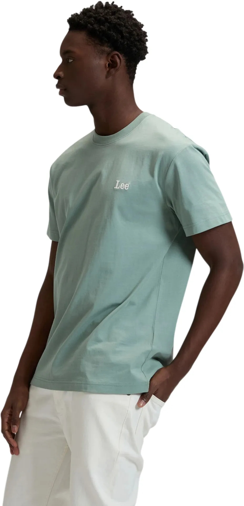 Футболка мужская LEE SS SMALL LOGO TEE DESERT SAGE