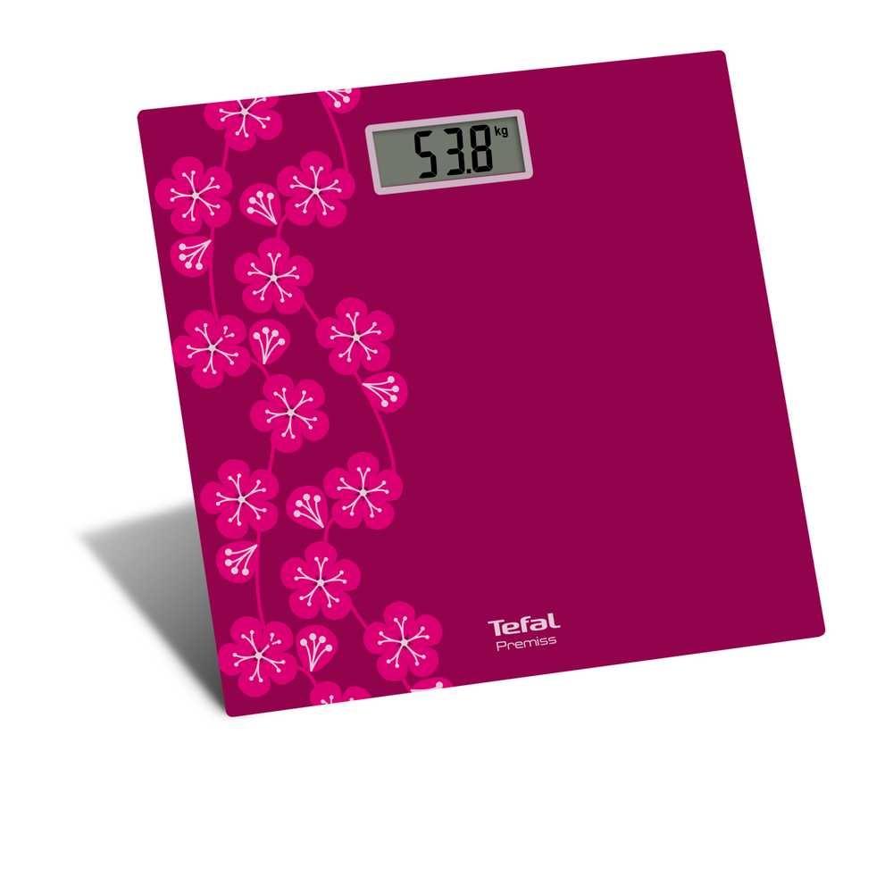 Напольные весы Tefal Premiss Blossom Pink PP1431V0