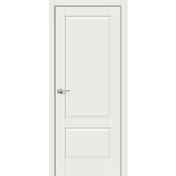 Купить Межкомнатная дверь экошпон Прима-12 White Matt глухая