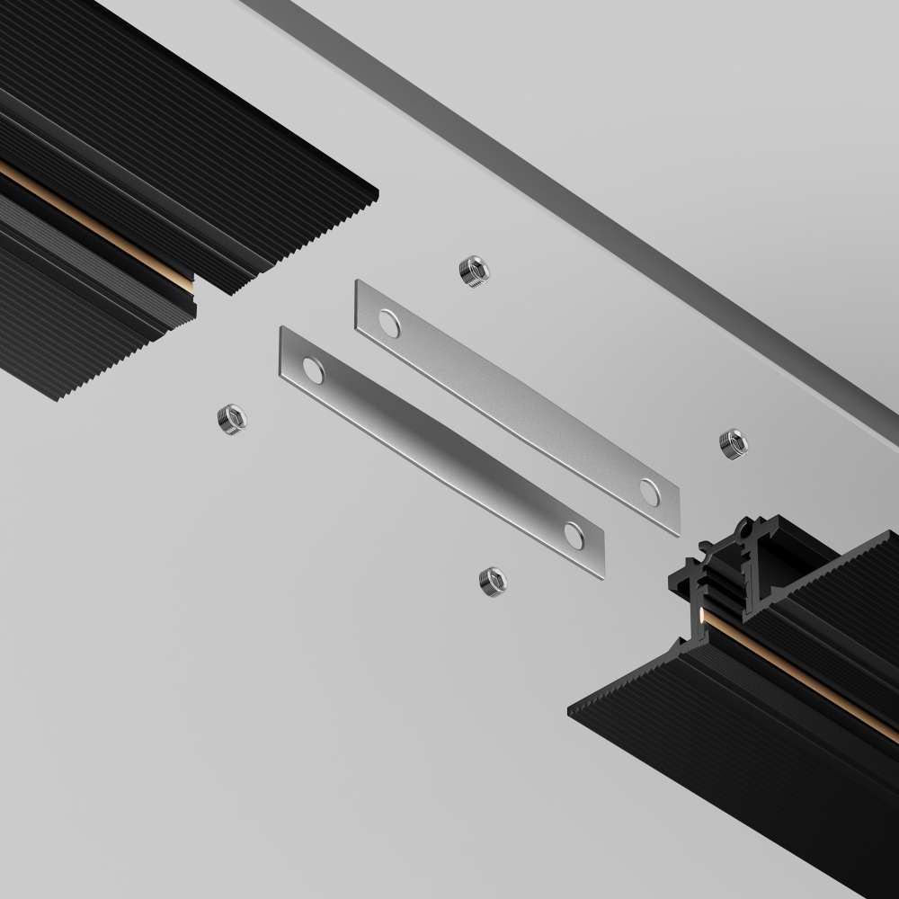 Коннектор прямой для шинопровода, 2шт Maytoni Levity TRA184C-12S