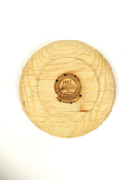 Тарелка деревянная мотивационная "Счастье не за горами, оно в горах"