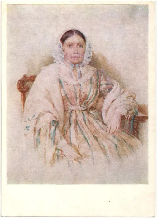 Открытка «Портрет М. А. Пальчиковой» П. Ф. Соколов (1791—1848)