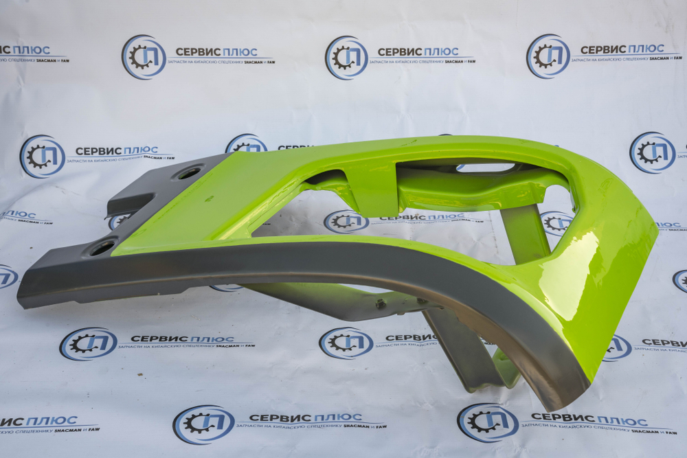 Бампер самосвал левый X3000 (зеленый)