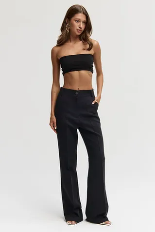 Топ-бандо черного цвета