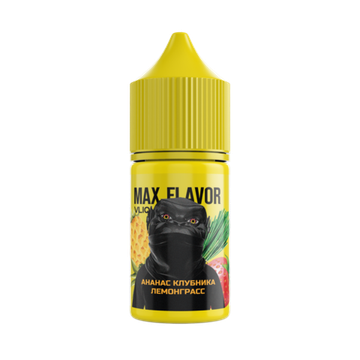 Жидкость (М) VLIQ MAX Flavor Zero (27 мл, 0 мг) Клубника Ананас Лемонграсс