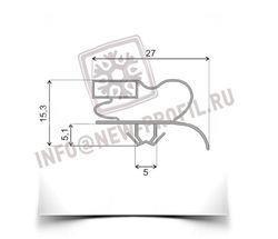 Уплотнительный профиль_008 (тип ЕО) для холодильного оборудования.