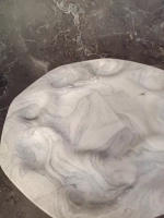 Пасхальная подставка для яиц и кулича мрамор