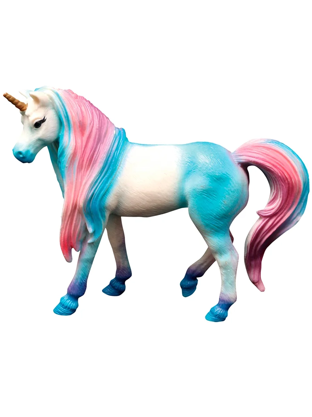 Набор фигурок животных Мир фэнтези Семья голубых единорогов 2 шт