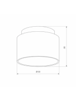 Накладной точечный светильник 1069 GX53 WH белый матовый