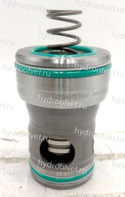 LC32A20E7X/V - Логический клапан (патрон) Ду32, соотношение площадей A = 2:1 (кольцо = 50%), давление открытия 2 бар, E = без демпфера, уплотнение V = FKM