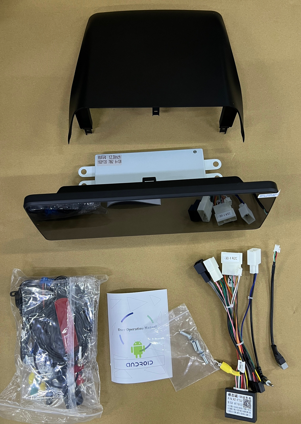 Магнитола для Toyota RAV4 2019-2022 - Carmedia HP-T1201 монитор 12.3", Android 12, 6Гб+128Гб, CarPlay, 4G SIM-слот