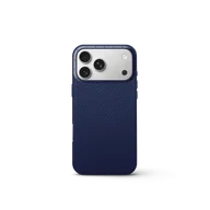 Чехол для iPhone 17 - Зернистая кожа - тёмно-синий