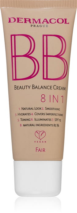 Dermacol Beauty Balance - Крем BB с увлажняющим действием SPF 15 N.1 Fair, 30 ml