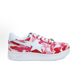 A Bathing Ape Bapesta Low Pink ABC Camo