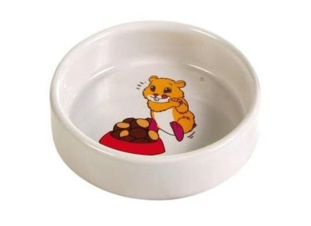 МИСКА КЕРАМИЧЕСКАЯ HD-P271 "ХОМЯЧОК" Д/ГРЫЗУНОВ 0,09л