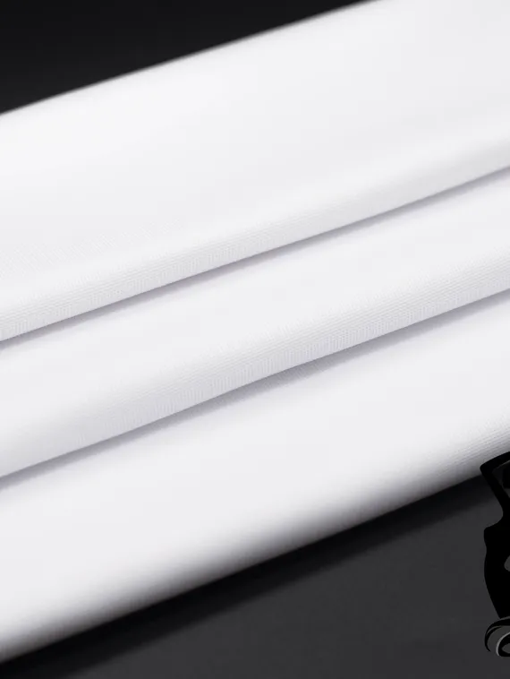 Ткань утяжка, белый 001