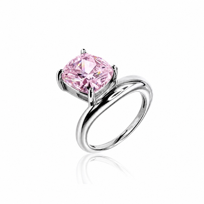 Кольцо Onde Pink