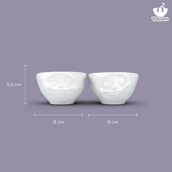Набор из 2-х чаш Tassen Dreamy &amp; Happy 100 мл