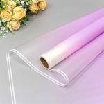 Пленка В рулоне 10 м х 58 см с двойной белой полосой (Сиреневый)