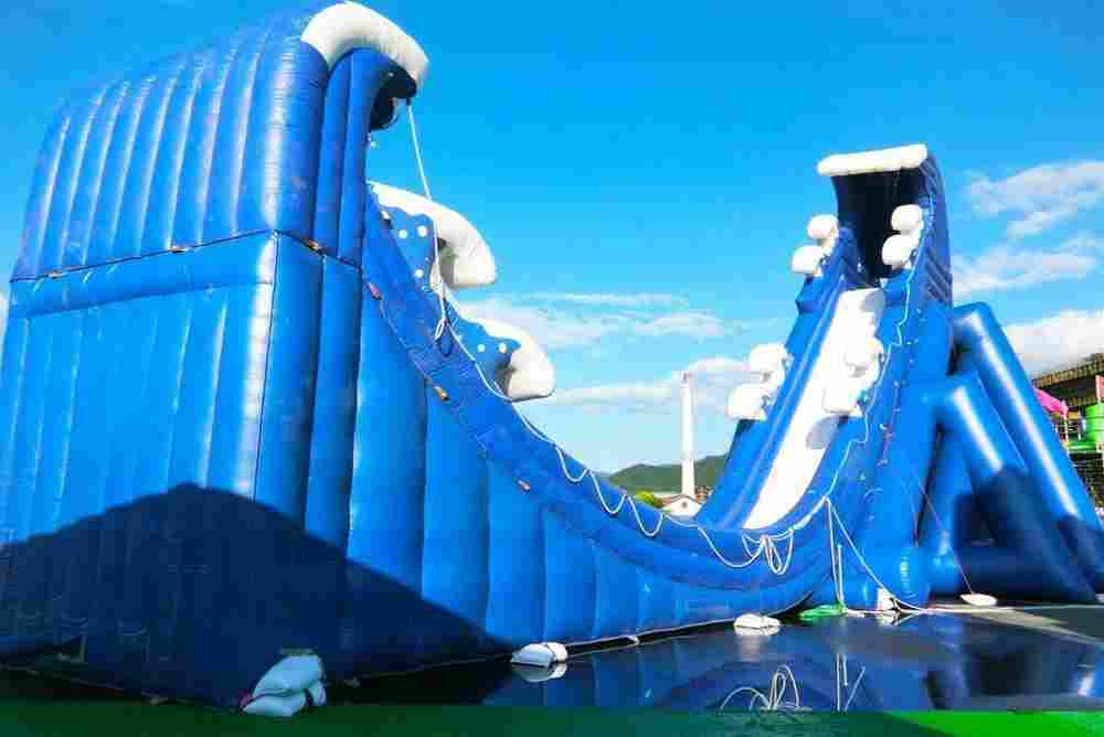 Надувная водная горка «Полет фантазии», 36×16×15 м